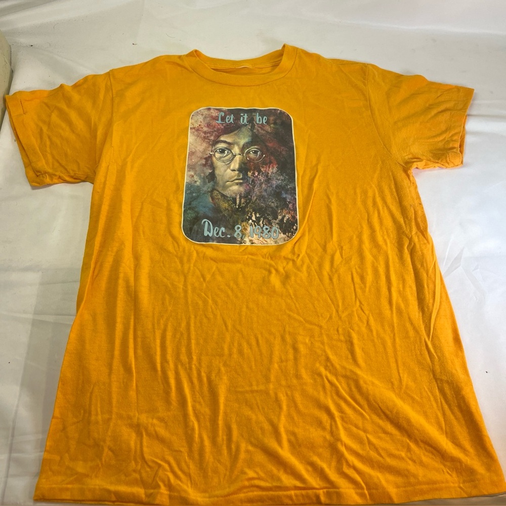 Vintage 80's John Lennon Let it Be T-shirt no Tag